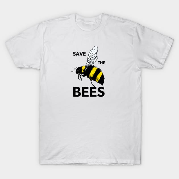 Save the Bees T-Shirt by Uwaki